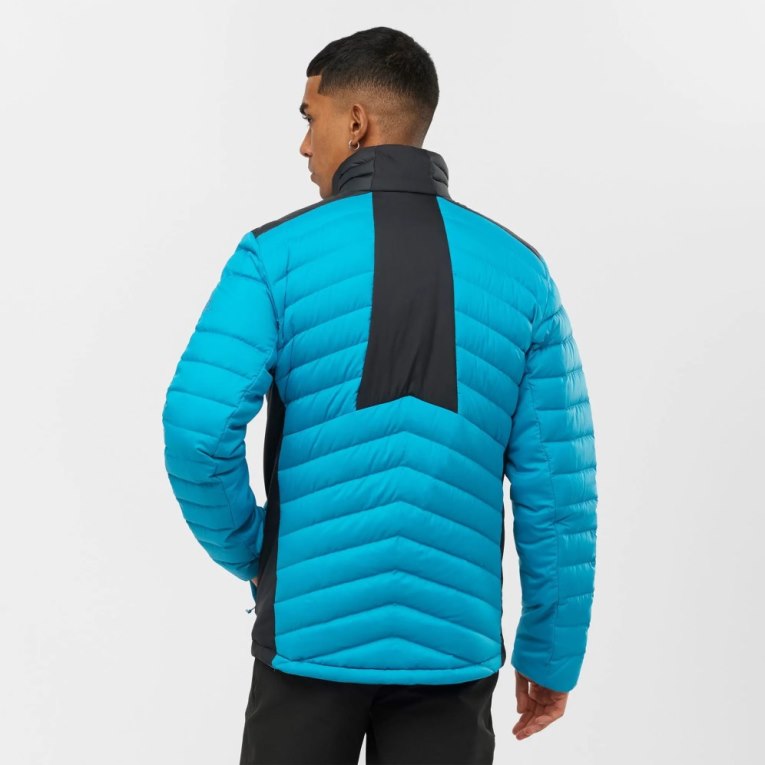 Turquoise Salomon Essential Xwarm Down Men's Insulated Jackets | PH 03917D